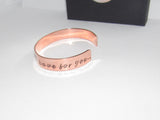 For I know the Plans I have for you custom hand stamped jewelry, personalized religious copper cuff bracelt for men or women, Jeremiah 29:11