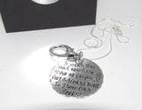 Ring holder necklace , custom personalized mother to be gift, hand stamped new mom or mommy  to be necklace handstamped jewelry