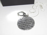Ring holder necklace , custom personalized mother to be gift, hand stamped new mom or mommy  to be necklace handstamped jewelry