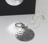 Ring holder necklace , custom personalized mother to be gift, hand stamped new mom or mommy  to be necklace handstamped jewelry