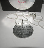 Sister necklace set Side by side or miles apart,  personalized  hand stamped jewelry, mothers necklace handstamped jewelry