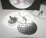 Sterling, They shall mount up with wings, Hand stamped jewelry, engraved jewelry, hand stamped, religious necklace, personalized jewelry