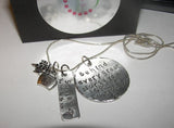 sterling Nurses instructor gift Behind every nurse is a great instructor,  custom personalized  Hand stamped jewelry, RN instructor gift