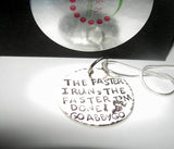 Runners necklace. Gift for runners , marathon gift, Hand stamped jewelry,  personalized jewelry, Custom mommy necklace