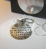 Sterling silver Maternity ring holder, Ring holder necklace personalized jewelry,  mommy necklace hand stamped jewelry