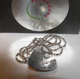Love and faithfulness Prv 3:3, custom hand stamped jewelry, mommy necklace, bible quote necklace, personalized fashion jewelry