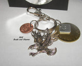 Eagle scout key ring gift, hand stamped personalized scout gifts, gift for scout mom or dad handstamped jewelry