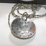Psalm 46:5 God is within her , Hand stamped faith jewelry , custom personalized jewelry,