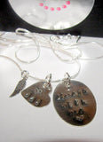 personalized sterling silver Always with me memorial necklace,  custom personaled hand stamped mommy necklace,