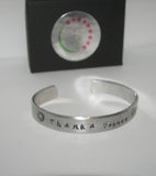 Thank a farmer cuff bracelet, Support a farmer southern farm jewelry, custom personalized hand stamped jewelry