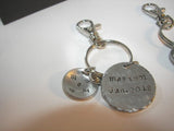 I use to be her angel now she is mine, personalized hand stamped key ring, Memorial key ring, custom jewelryhandstamped jewelry