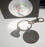 So there's these kids that stole my heart , handstamped Key ring with kids names, custom personalized hand stamped jewelry