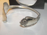 Lupus survivor jewelry vintage silverware spoon cuff bracelet, spoon jewelry cuff bracelet , custom personalized hand stamped jewelry