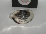 If you can dream it do it  vintage silverware spoon cuff bracelet, spoon jewelry cuff bracelet , custom personalized hand stamped jewelry