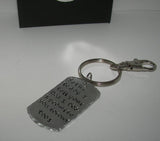 Blended Family Gift, Today I tell Your Mom / Dad I Do, Son of the Bride/ , Step son Gift, handstamped keychain, handstamped jewelry,