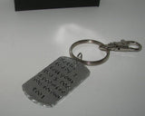 Blended Family Gift, Today I tell Your Mom / Dad I Do, Son of the Bride/ , Step son Gift, handstamped keychain, handstamped jewelry,