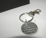 God could not be everywhere so he made mothers , custom keychain for mom , personalized keychain for momhandstamped jewelry