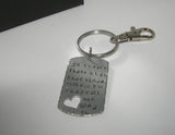 There's these kids who stole my heart they call me daddy , custom personalized  Hand stamped keychain, gift for dad from kids
