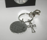 God keeps all things for your good custom stamped keychain, bible quote  incouragement gift, personalized hand stamped keyring