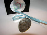 something old something new, custom wedding bouquet charms, personalize hand stamped gift for the bride