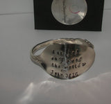 Personalized spoon bracelet. 