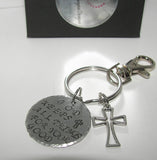 God keeps all things for your good custom stamped keychain, bible quote  incouragement gift, personalized hand stamped keyring