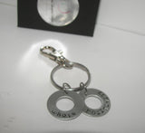 My word washer keychain, custom personalized  handstamped key ring.  pick your word keychainhandstamped jewelry