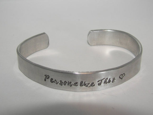 personalized jewelry cuff bracelet, custom hand stamped  jewelry, design your on bracelet, handstamped jewelry