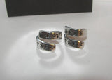 Best friends pewter rings, wrap ring, stamped girlfriend rings, going away gift for friend, stocking stuffer gifts, gifts for sisters