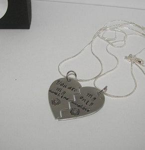 You are my sunshine, Hand stamped jewelry, custom stamped, personalized jewelry, faith jewelry,  mothers necklace, mommy necklace