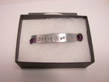 handstamped jewelry  shoe bars, shoe tags for runners, military boot tags , deployment gift for dad, handstamped jewelry