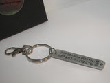 Coordinates key chain, Hand Stamped key chain 10 year Anniversary gift, Best Boyfriend or Girlfriend girl, special location gift