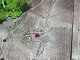 My Hero wears a badge, Deputy wife necklace, gift for law enforcement wife, wife of a deputy gift, blue line support jewelry