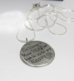 SoThere's This Boy Who Stole My Heart, pewter mom necklace with kids names, Personalized custom hand stamped jewelry gift for grandma
