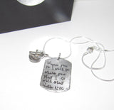 personalized Ruth 1:13, mommy necklace where you go I will go . Personalized hand stamped jewelry. Handstamped gift for her.