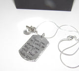 personalized Ruth 1:13, mommy necklace where you go I will go . Personalized hand stamped jewelry. Handstamped gift for her.