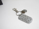 Military mom keychain, Military wife gift, Army mom gift, Marine mom gift,  Airforce mom, Navy mom, coast quard mom, custom stamped keychain