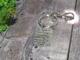 Pewter So there's this boy that stole my heart they call me mom, Key ring with kids names, custom personalized hand stamped jewelry