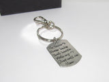 Pewter So there's these kids that stole my heart they call or dad, Key ring with kids names, custom personalized hand stamped jewelry