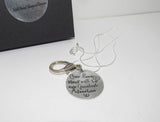 Our love story personalized Ring holder necklace , mother to be gift, hand stamped new mom or mommy  to be necklace handstamped jewelry