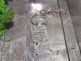 Pewter So there's this boy that stole my heart they call me mom, Key ring with kids names, custom personalized hand stamped jewelry