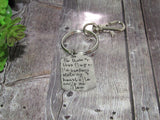 Pewter So there's this boy that stole my heart they call me mom, Key ring with kids names, custom personalized hand stamped jewelry