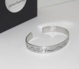 Never to far for friends personalized cuff bracelet ,bff long distance friendship cuff, custom hand stamped  jewelry, handstamped jewelry