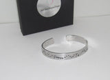 Never to far for friends personalized cuff bracelet ,bff long distance friendship cuff, custom hand stamped  jewelry, handstamped jewelry