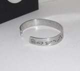 Never to far for friends personalized cuff bracelet ,bff long distance friendship cuff, custom hand stamped  jewelry, handstamped jewelry
