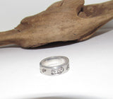 Customizable stamped ring, Personalized Adjustable stamped ring, inspiration rings,  stamped jewelry, boho beachring