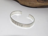 Worthy affirmation cuff bracelet,  pewter jewelry,  bridesmaid gifts, best friend gift, personalized bracelet for her, handstamped jewelry