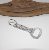 I am off to my happy place keyring bottle opener, mountain lover gift, bartender gift, groomsman gift, bff gift  housewarming gift