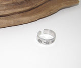 Stamped turtle ring, Personalized Adjustable stamped ring, turtle lover stamped jewelry, boho beachring