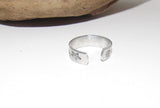 beach theme ring, Personalized Adjustable stamped ring, turtle lover stamped jewelry, boho beachring